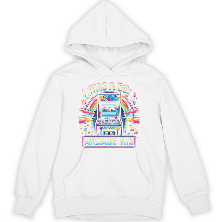 80s Arcade Kid Vintage Gamer Nostalgia Unisex Hoodie