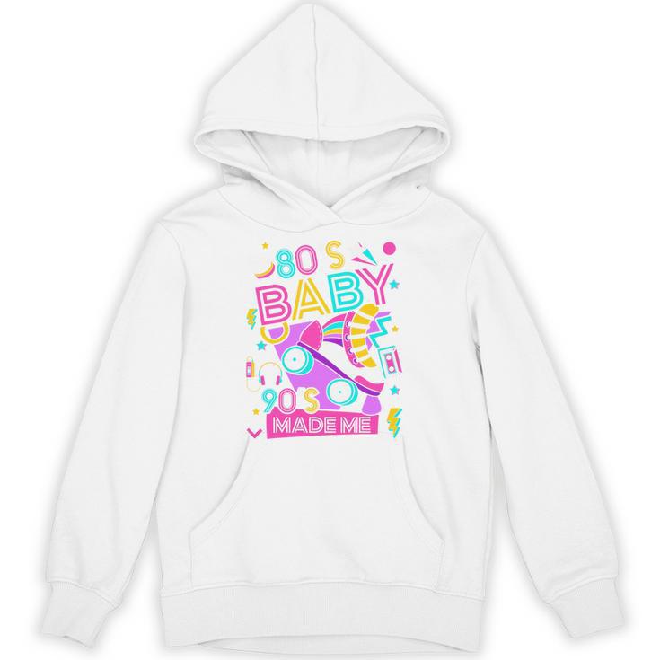 80's Baby 90's Made Me 1980s 1990s Nostalgia Retro Party Premium Tri-Blend Unisex Hoodie