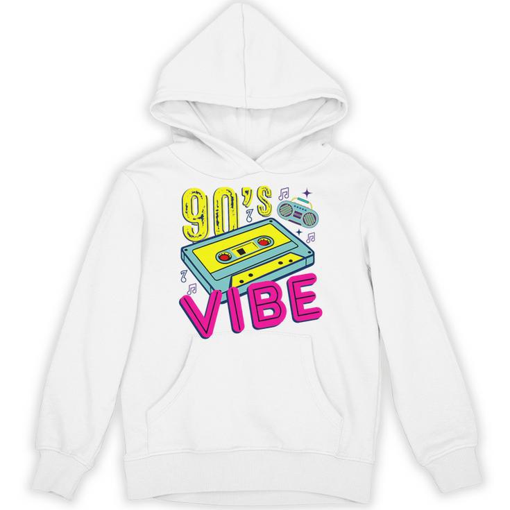 90's Vibe Retro Style Cassette Tape Nostalgia 1990s Party Premium Tri-Blend Unisex Hoodie