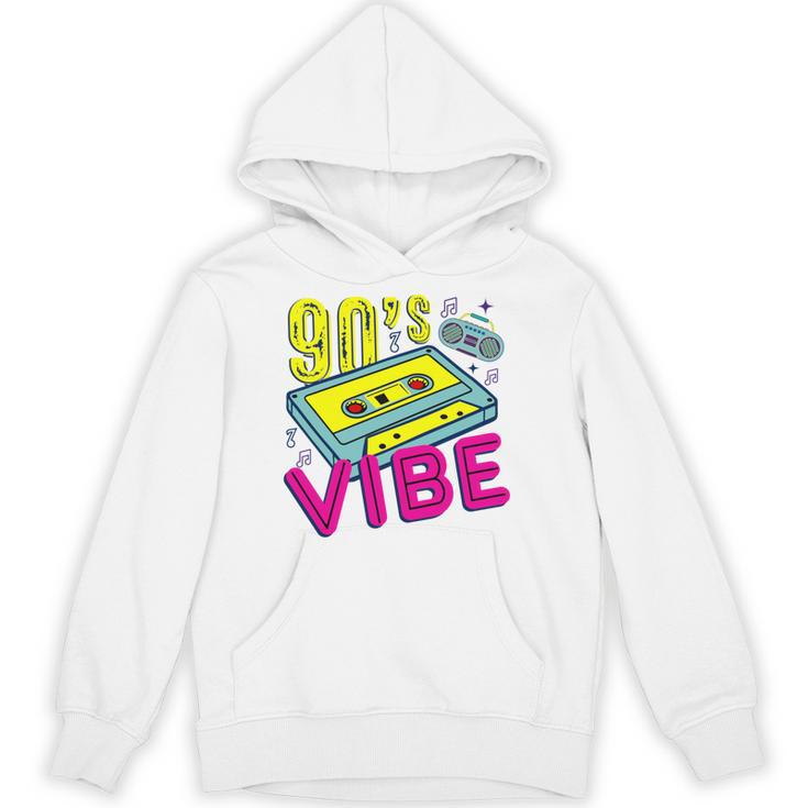 90's Vibe Retro Style Cassette Tape Nostalgia 1990s Party Unisex Hoodie