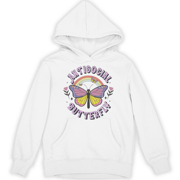 Antisocial Butterfly Tees For Introvert Men Women Girls Unisex Hoodie