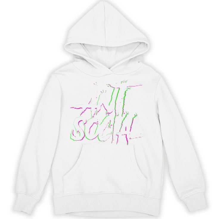 Antisocial Introvert I Hate People Antisocial Club EDM Premium Tri-Blend Unisex Hoodie