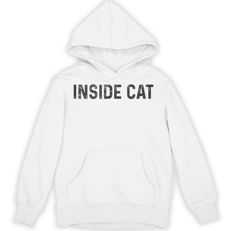 Antisocial Introvert Women Men Kids Inside Cat Unisex Hoodie