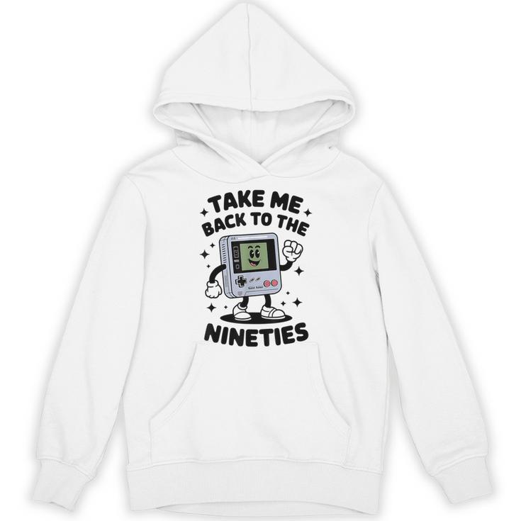 Take Me Back To The Nineties 90's Retro Gamer Nostalgia Unisex Hoodie