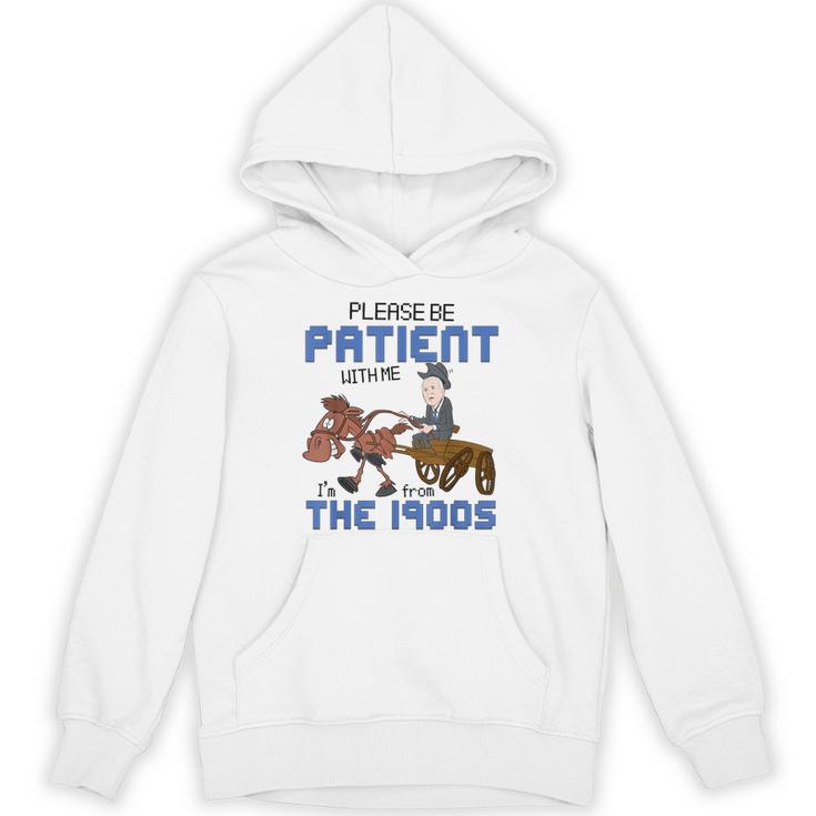 Biden Please Be Patient With Me I'm From The 1900s Vintage Unisex Hoodie