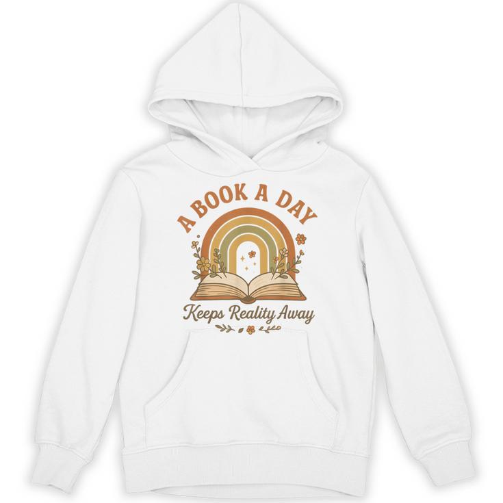 A Book A Day Keeps Reality Away Reading Unisex Hoodie