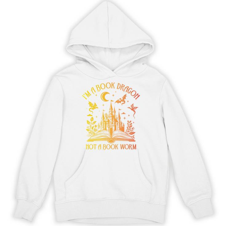 Book Dragon Not Book Worm Premium Unisex Hoodie