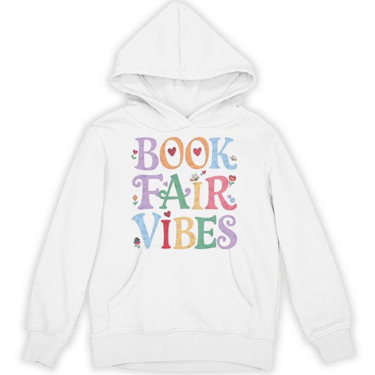 Book Fair Vibes Groovy Retro Reading Unisex Hoodie