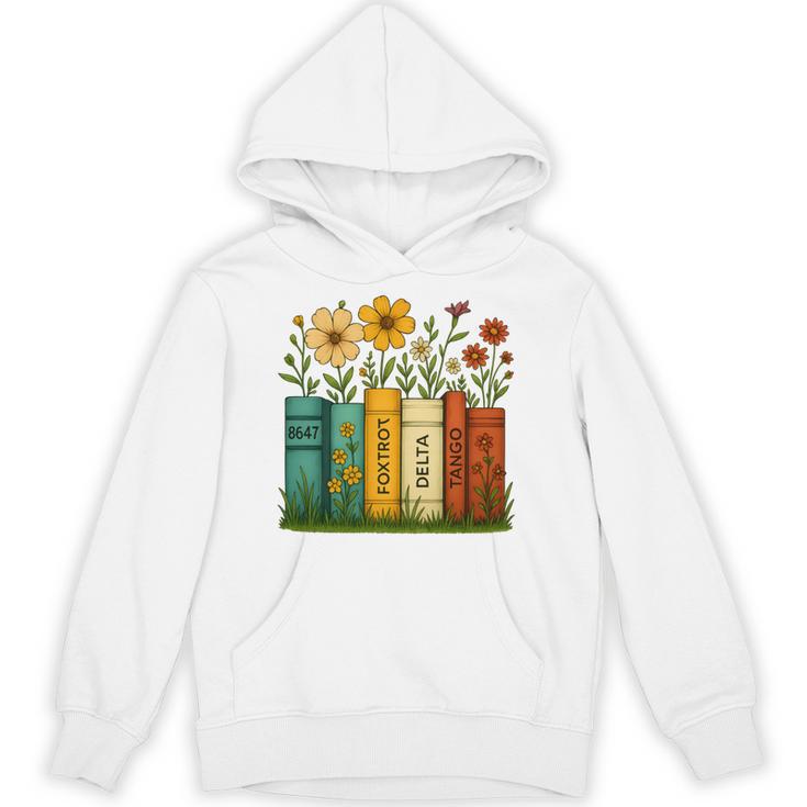 Book Flower 8647 Foxtrots Deltas Tangos Unisex Hoodie
