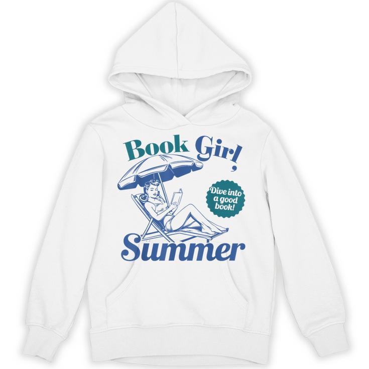 Book Girl Summer Bookish Beach Unisex Hoodie