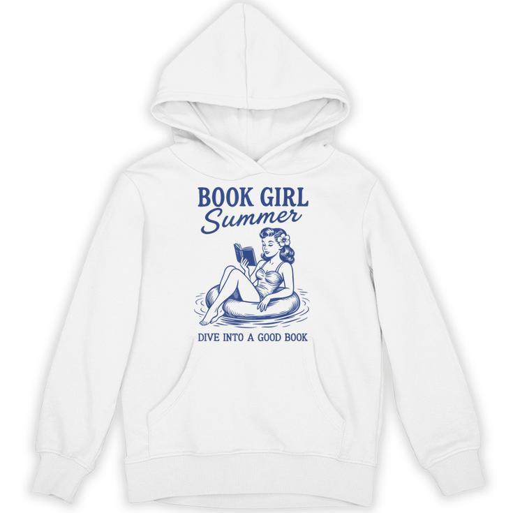 Book Girl Summer Unisex Hoodie