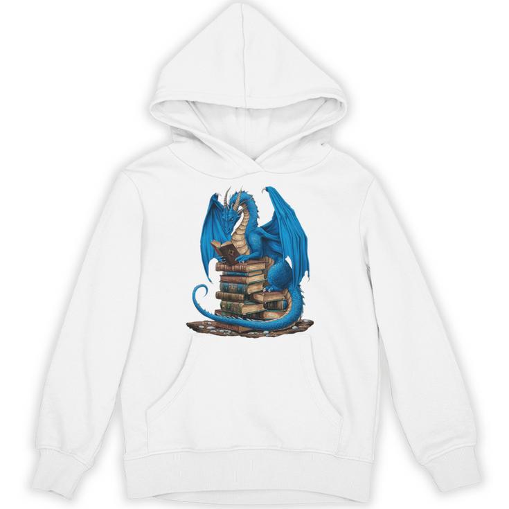 Book Lover Bookworm Reading Books Dragon Premium Tri-Blend Unisex Hoodie