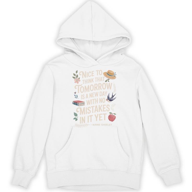 Book Lover Tomorrow Quote Anne Shirley Premium Tri-Blend Unisex Hoodie