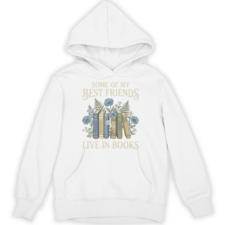 Book Lover Vintage Botanical Friends Premium Tri-Blend Unisex Hoodie