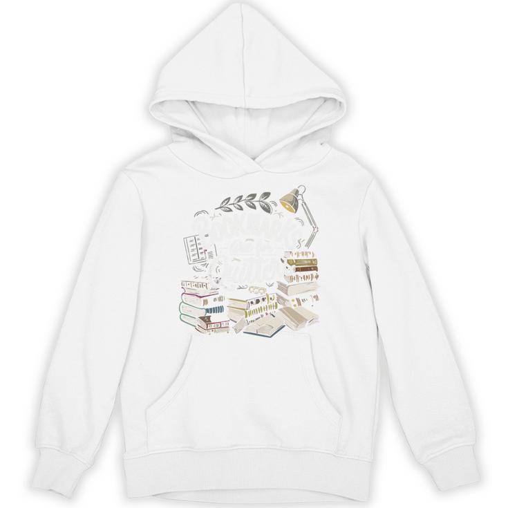 Bookmarks Are For Quitters Book Lovers Reading Unisex Hoodie