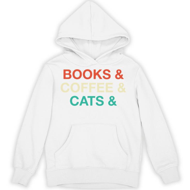 Books Coffee Cats Social Justice Unisex Hoodie