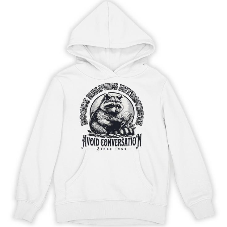 Books Helping Introvert Avoid Conversation Since 1454 Unisex Hoodie