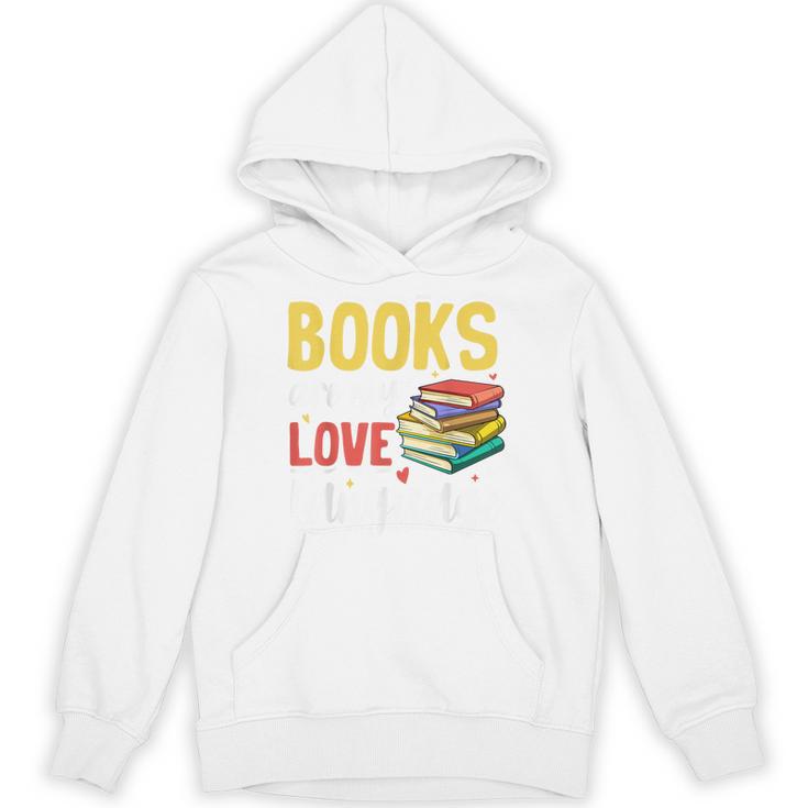 Books Are My Love Language Stack Unisex Hoodie