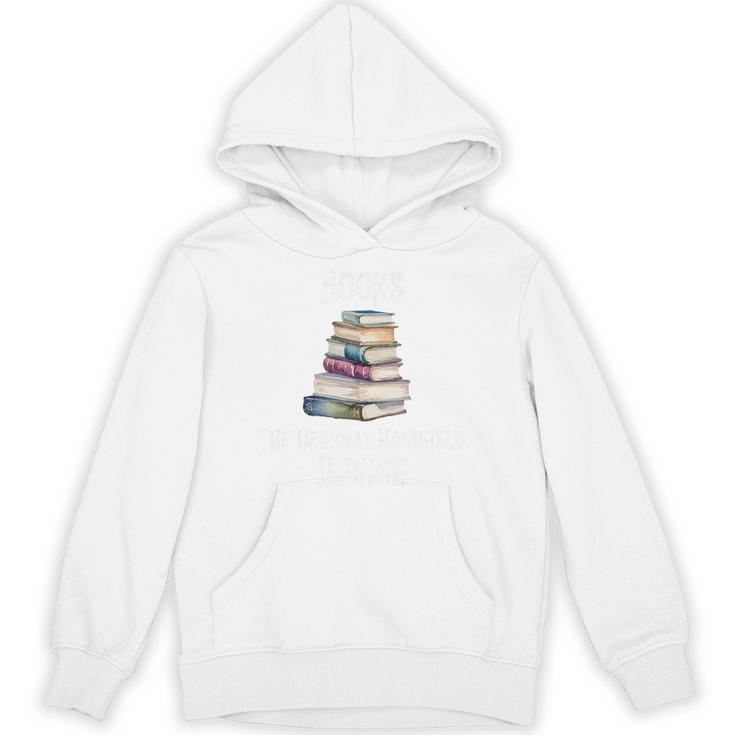 Books The Original Handheld Device Book Librarian Premium Unisex Hoodie