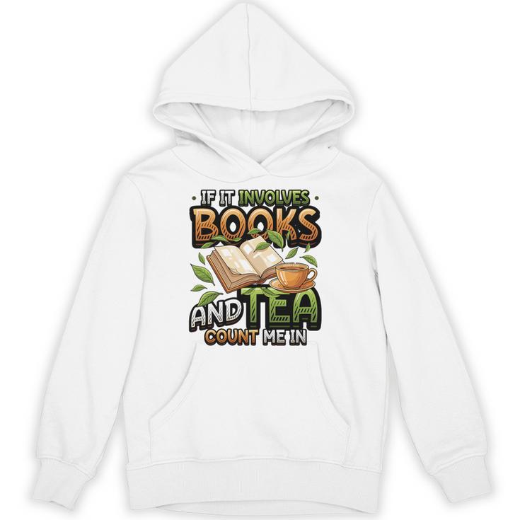 Bookworm If It Involves Books And Tea Lover Reading Premium Tri-Blend Unisex Hoodie
