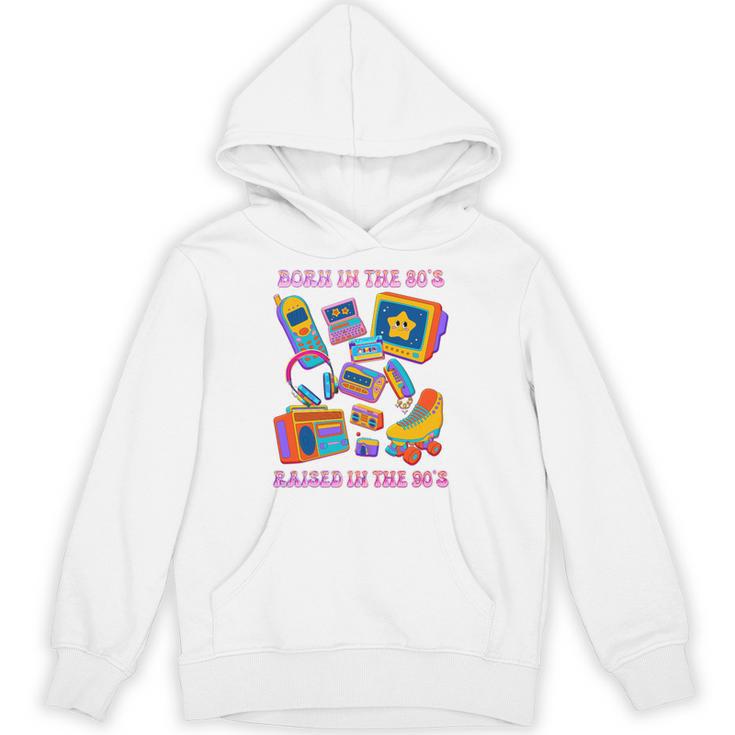 Born In The 80s Raised In The 90s Nostalgia Retro Memories Premium Tri-Blend Unisex Hoodie