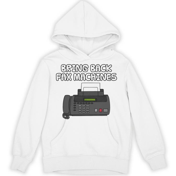 Bring Back Fax Machines Office Sarcasm Nostalgia Premium Tri-Blend Unisex Hoodie