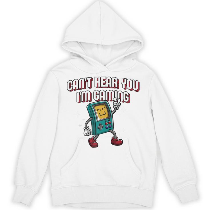 Cant Hear You Im Gaming Introvert Gamer Antisocial Raglan Baseball Tee Unisex Hoodie