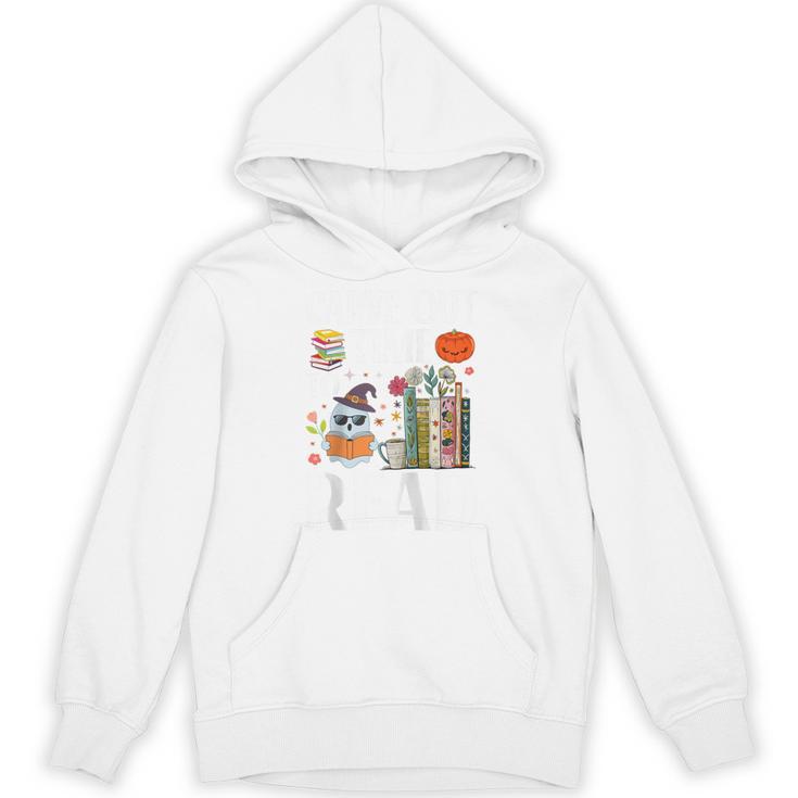 Carve Out Time To Read Halloween Ghost Books Raglan Baseball Tee Unisex Hoodie