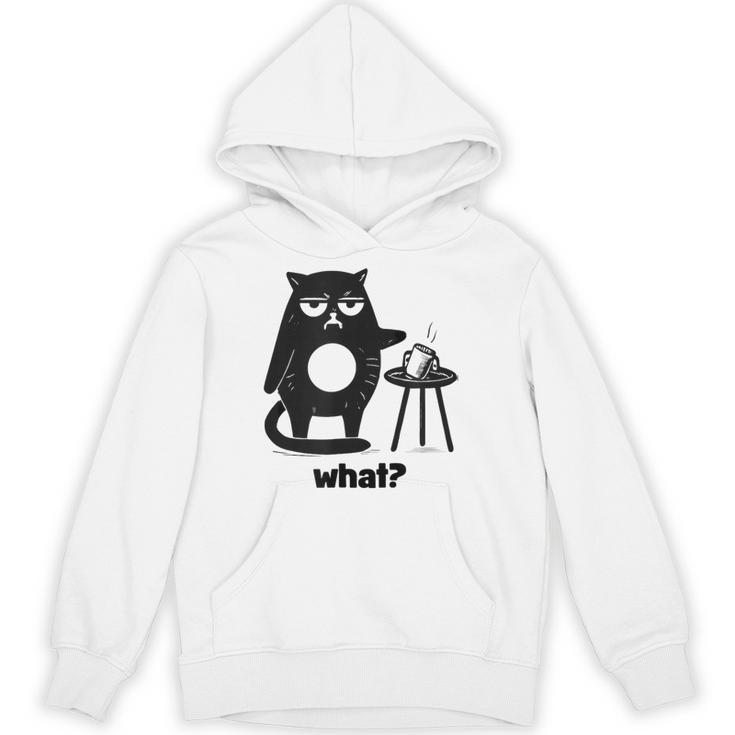 Cat What Humor Introvert Anti-Social Unisex Hoodie