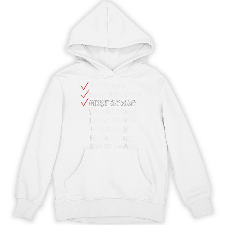 Checklist 1st Grade Class Of 2031 Shirt Graduation Unisex Hoodie
