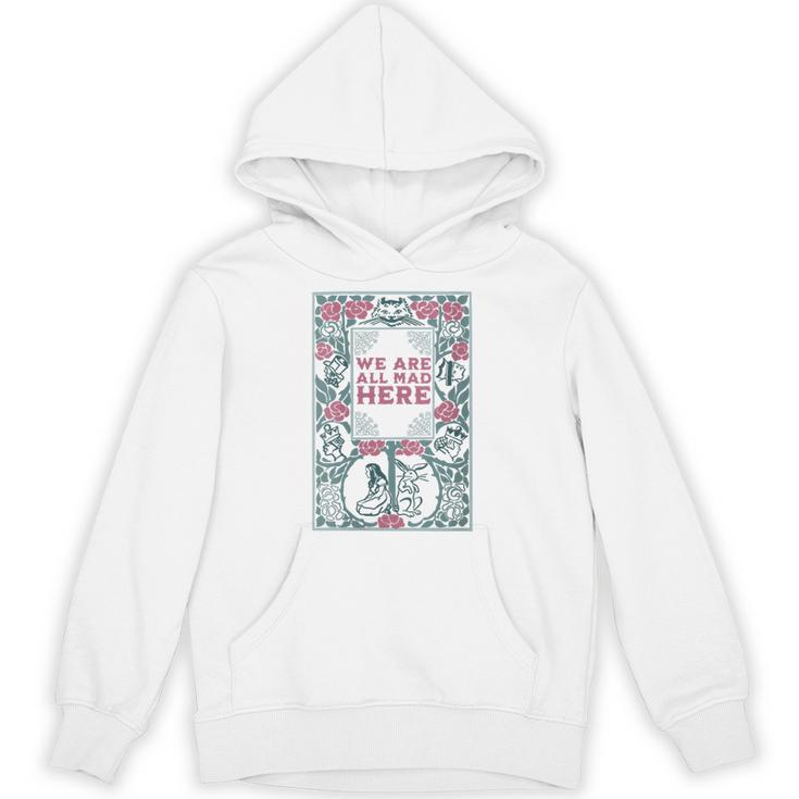 Cheshire Cat Alice In Wonderland Vintage Book Unisex Hoodie