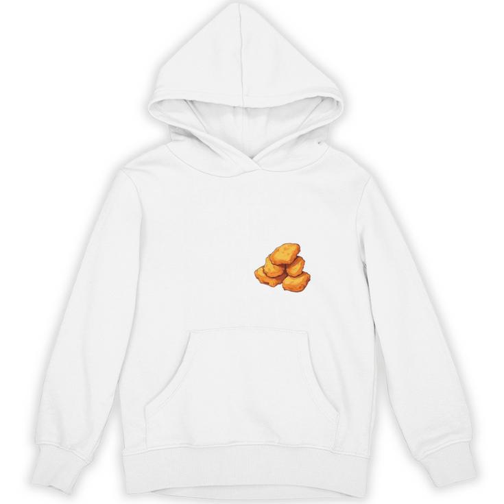 Chicken Nugget Saying Introvert Nuggie Foodie Food Unisex Hoodie
