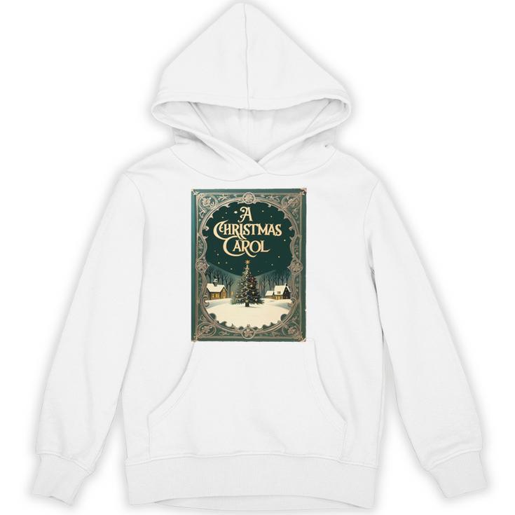 A Christmas Carol Book Cover By Charles Dickens Unisex Hoodie