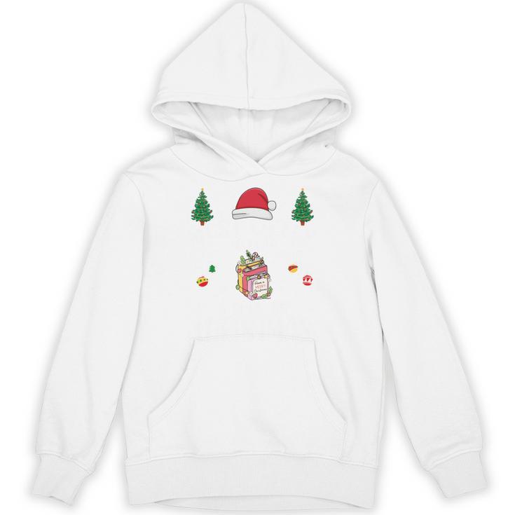 Christmas Tee Most Likely To Read A Book On Christmas Unisex Hoodie