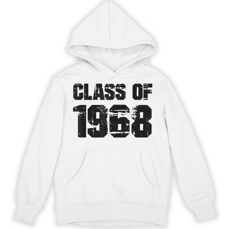 Class Of 1968 High School College Graduation Reunion Unisex Hoodie