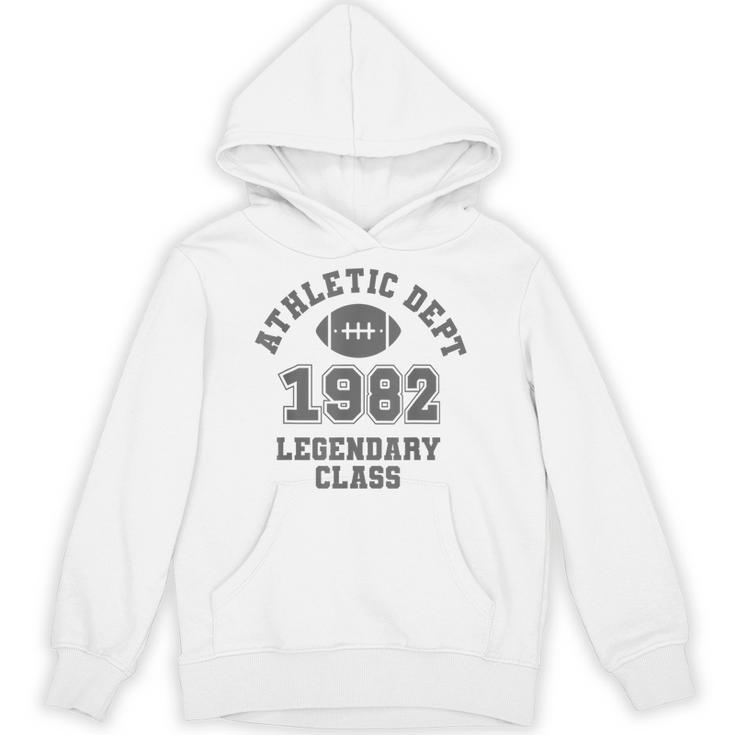 Class Of 1982 Graduation Yr High School Pride Vintage Retro Unisex Hoodie