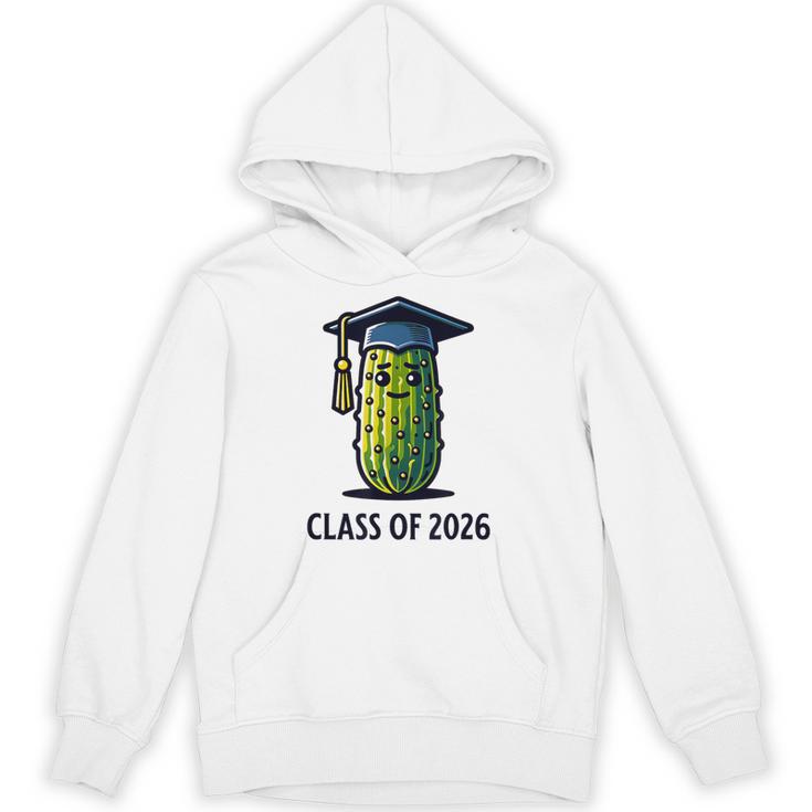 Class Of 2026 Graduation Pickle Trendy Graduate Humor Unisex Hoodie