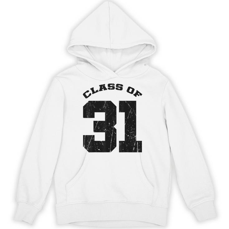 Class Of 31 Date High School Kindergarten Graduation Shirt Unisex Hoodie
