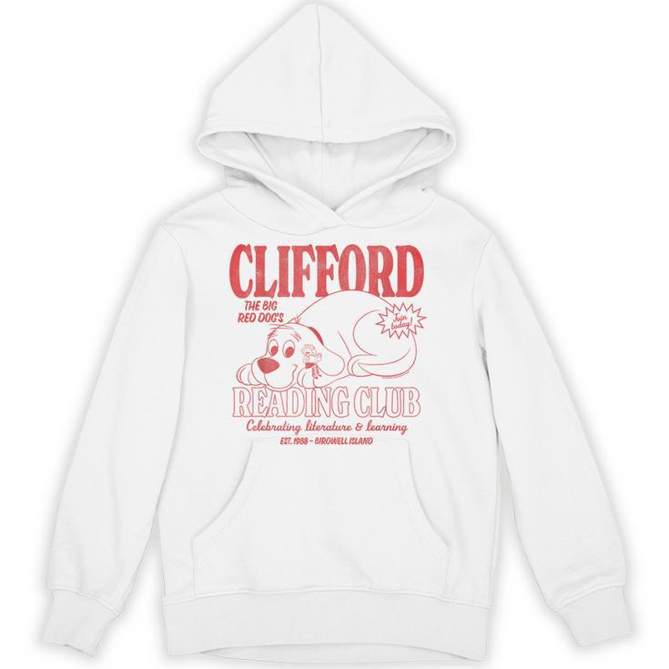 Clifford The Big Red Dog Reading Club Est 1988 Kids Books Unisex Hoodie