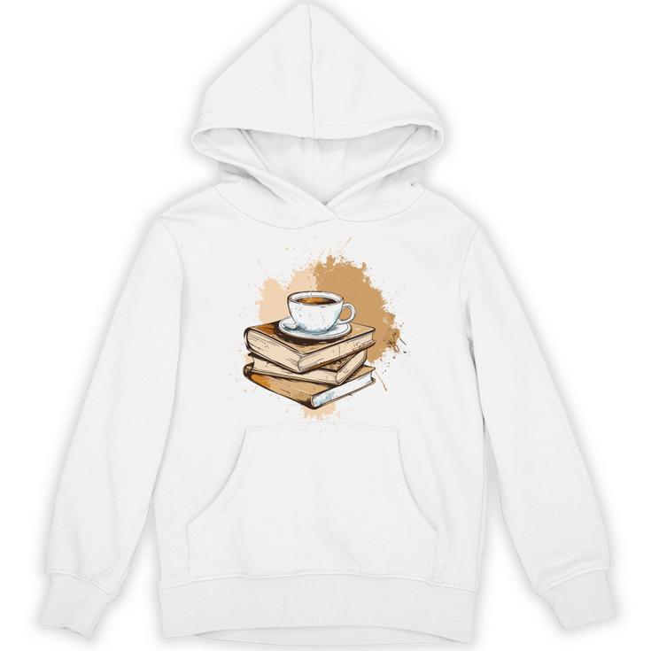 Coffee And Books Adult Books Lover Reading Unisex Hoodie