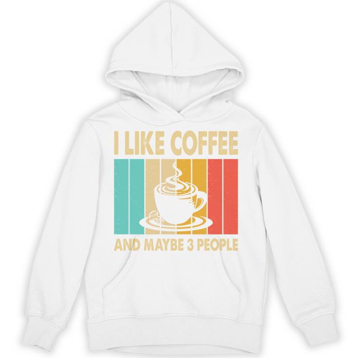 I Like Coffee And Maybe 3 People Introvert Anti-Social Unisex Hoodie