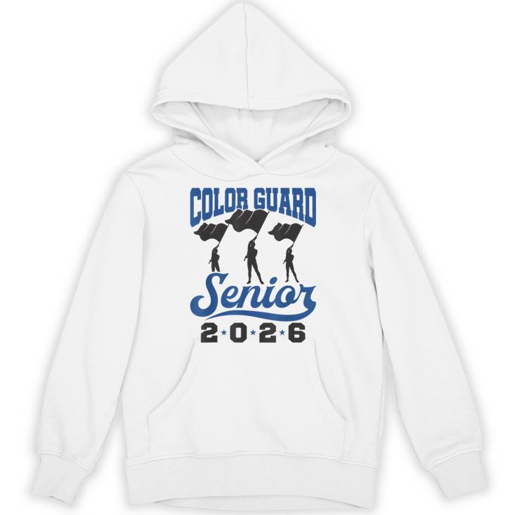 Color Guard Senior 2026 Flags Marching Band Graduation Grad Unisex Hoodie