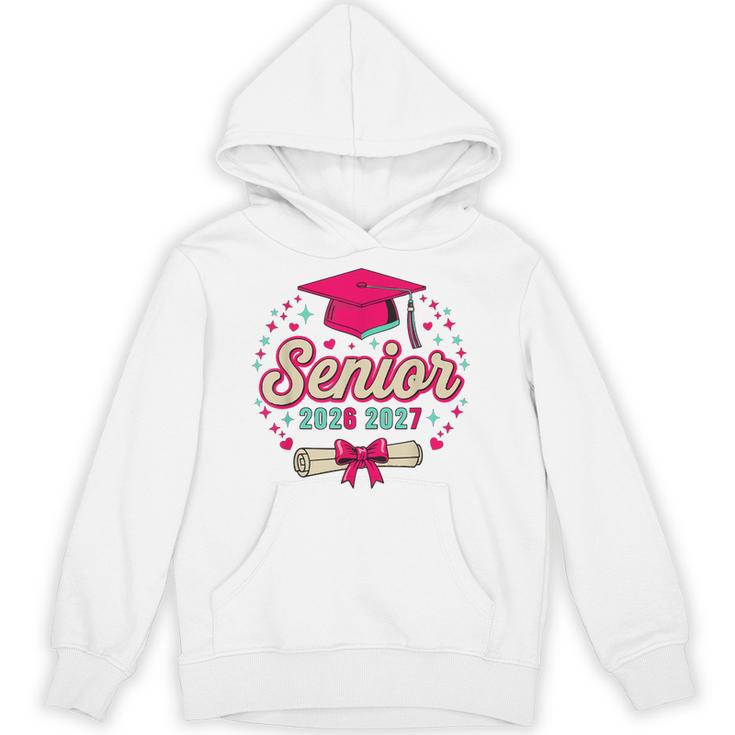 Coquette Pink Bow Senior 2026 2027 Graduation Unisex Hoodie