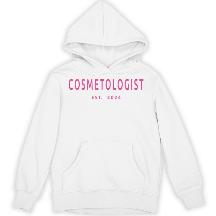 Cosmetologist Est 2024 Graduation Beauty School Cosmetology Unisex Hoodie