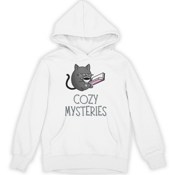 Cozy Mysteries Coffee And Novel For Book Lovers Unisex Hoodie