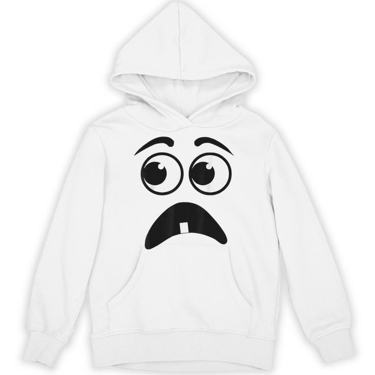 Creepy Face Carrot Halloween Book Character Costume Unisex Hoodie