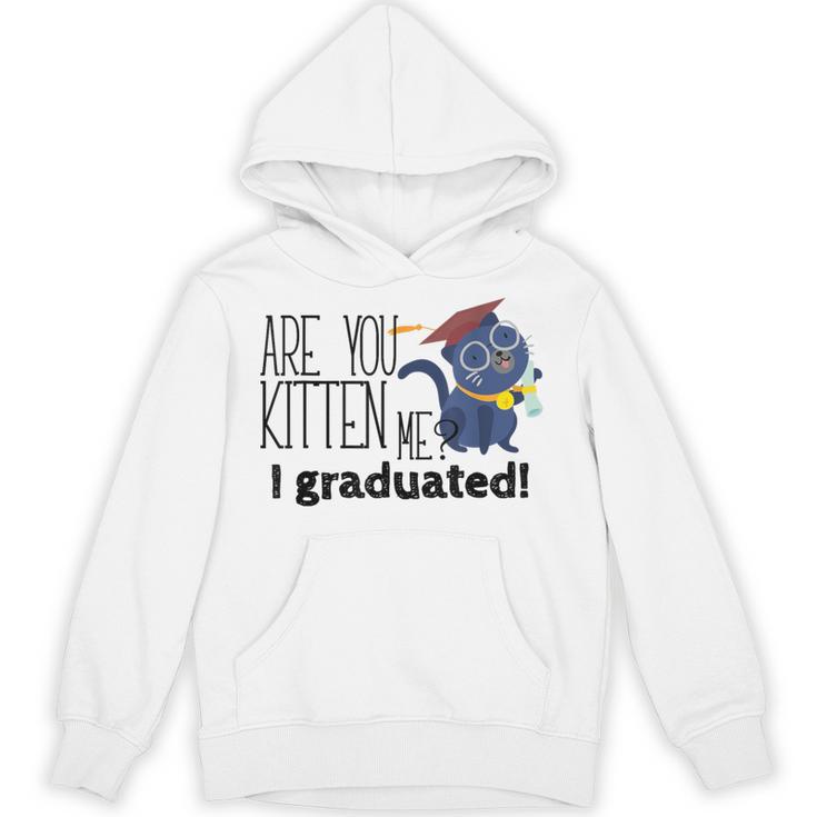 Cute Graduation  Cat Masters High School T-Shirt For Men Women Kids Unisex Hoodie