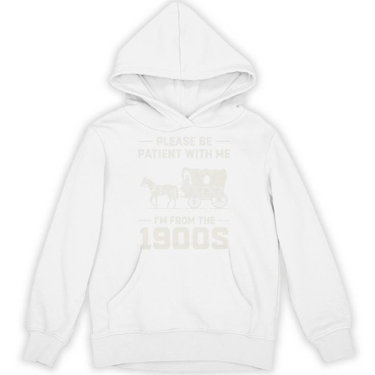 Dad Please Be Patient With Me I'm From The 1900s Vintage Premium Tri-Blend Unisex Hoodie
