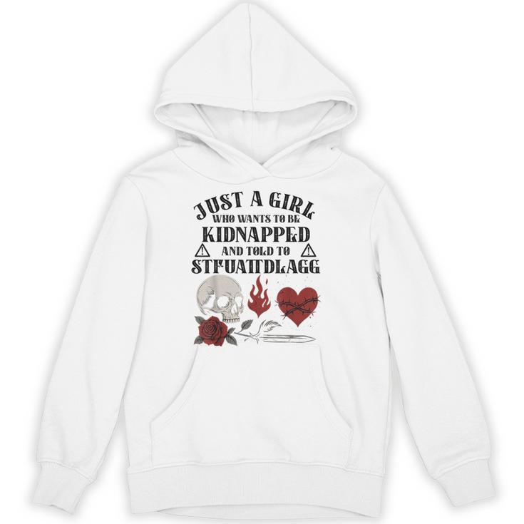 Dark Romance Smutt Book Merch Just A Good Girl STFUATTDLAGG Unisex Hoodie