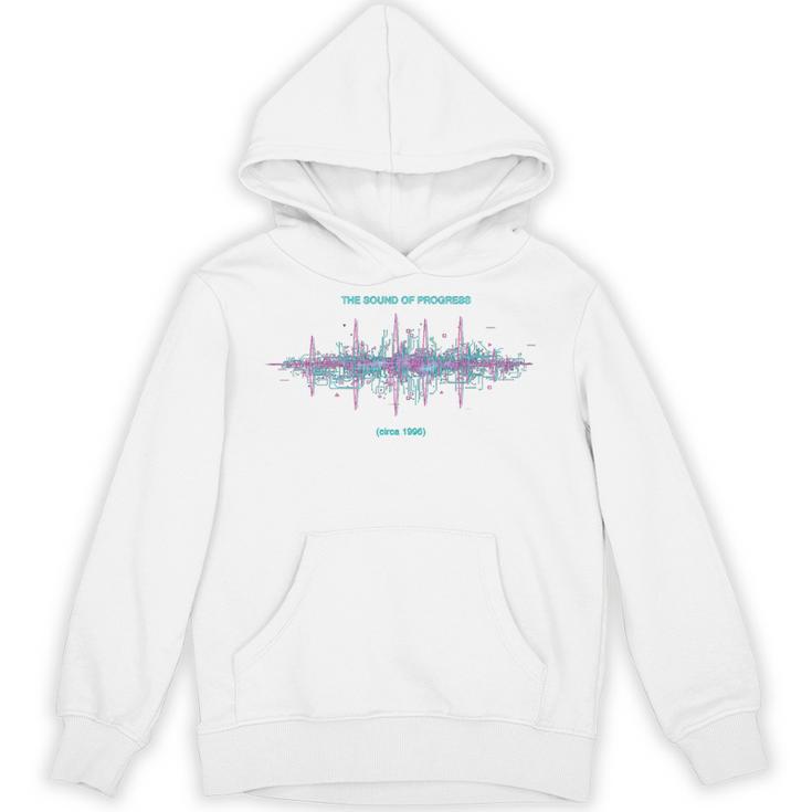 DIAL UP Modem Sound Of Progress 1996 Gen X Tech Nostalgia Premium Tri-Blend Unisex Hoodie